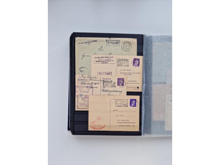 Buxtehude: 1787/2020, umfangreiche Sammlung ab Vorphila mit u.a. frühem Postschein von 1797, Botenbrief 1813 mit Dienstsiegel