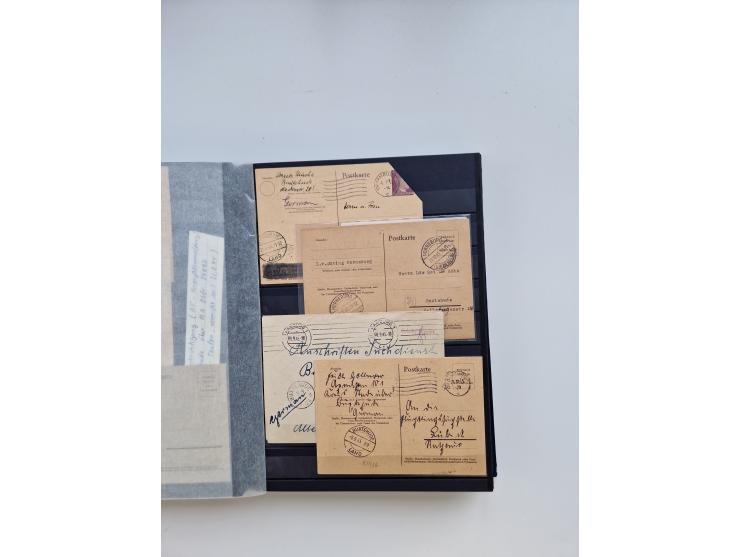 Buxtehude: 1787/2020, umfangreiche Sammlung ab Vorphila mit u.a. frühem Postschein von 1797, Botenbrief 1813 mit Dienstsiegel