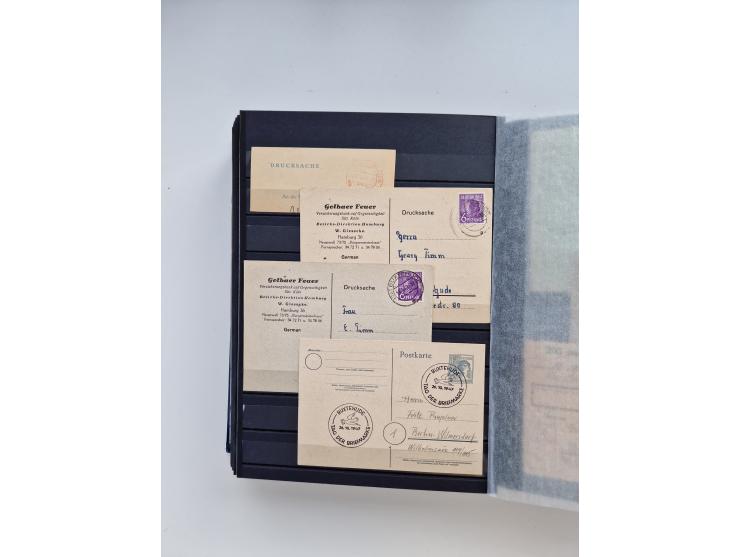 Buxtehude: 1787/2020, umfangreiche Sammlung ab Vorphila mit u.a. frühem Postschein von 1797, Botenbrief 1813 mit Dienstsiegel