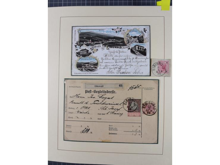 1870/1913 (ca.), umfangreiche aufgezogene Heimat-Sammlung “Herzogtum Steiermark (Styria)”, Bruck bis Windischgraz, mit über 1