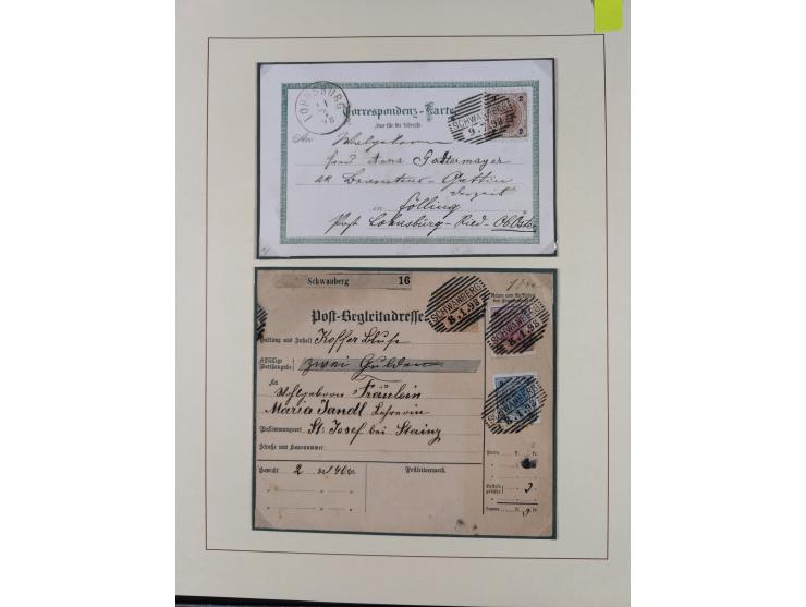 1870/1913 (ca.), umfangreiche aufgezogene Heimat-Sammlung “Herzogtum Steiermark (Styria)”, Bruck bis Windischgraz, mit über 1