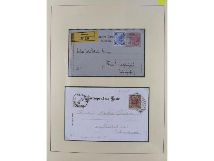 1870/1913 (ca.), umfangreiche aufgezogene Heimat-Sammlung “Herzogtum Steiermark (Styria)”, Bruck bis Windischgraz, mit über 1