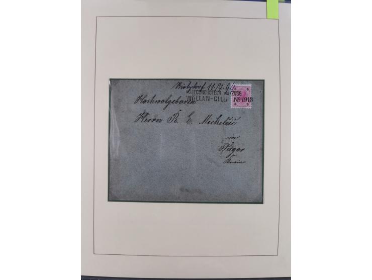 1870/1913 (ca.), umfangreiche aufgezogene Heimat-Sammlung “Herzogtum Steiermark (Styria)”, Bruck bis Windischgraz, mit über 1