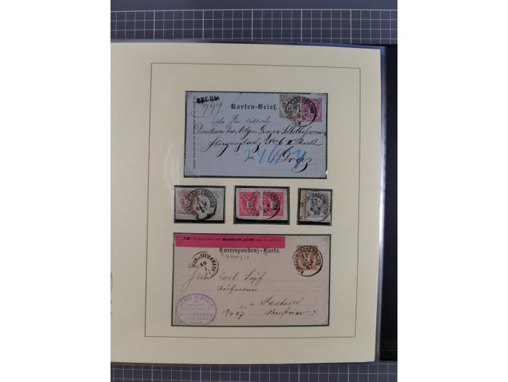 1870/1913 (ca.), umfangreiche aufgezogene Heimat-Sammlung “Herzogtum Steiermark (Styria)”, Bruck bis Windischgraz, mit über 1