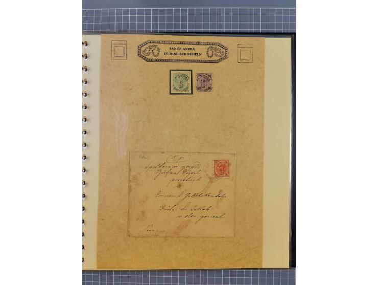 1870/1913 (ca.), umfangreiche aufgezogene Heimat-Sammlung “Herzogtum Steiermark (Styria)”, Bruck bis Windischgraz, mit über 1