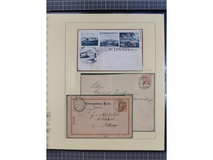 1870/1913 (ca.), umfangreiche aufgezogene Heimat-Sammlung “Herzogtum Steiermark (Styria)”, Bruck bis Windischgraz, mit über 1