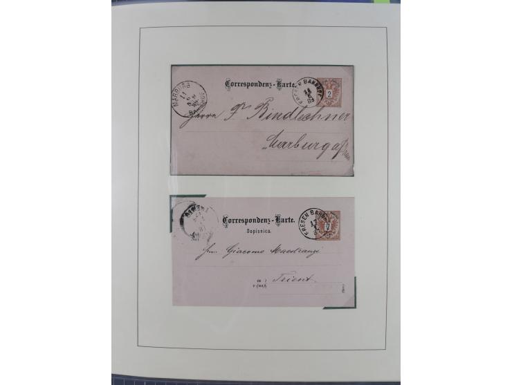 1870/1913 (ca.), umfangreiche aufgezogene Heimat-Sammlung “Herzogtum Steiermark (Styria)”, Bruck bis Windischgraz, mit über 1