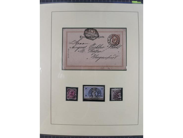 1870/1913 (ca.), umfangreiche aufgezogene Heimat-Sammlung “Herzogtum Steiermark (Styria)”, Bruck bis Windischgraz, mit über 1