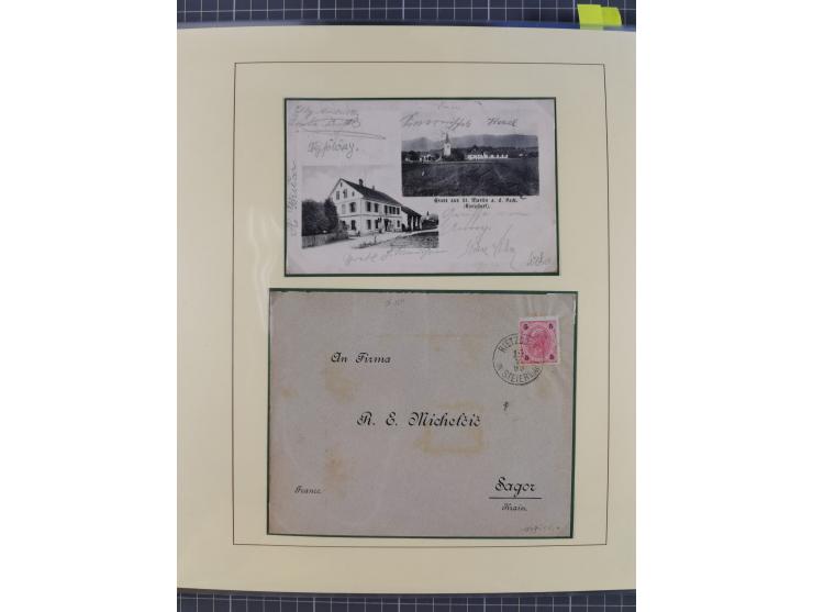 1870/1913 (ca.), umfangreiche aufgezogene Heimat-Sammlung “Herzogtum Steiermark (Styria)”, Bruck bis Windischgraz, mit über 1