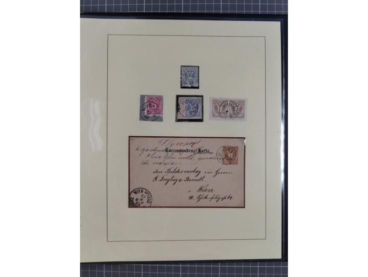1870/1913 (ca.), umfangreiche aufgezogene Heimat-Sammlung “Herzogtum Steiermark (Styria)”, Bruck bis Windischgraz, mit über 1