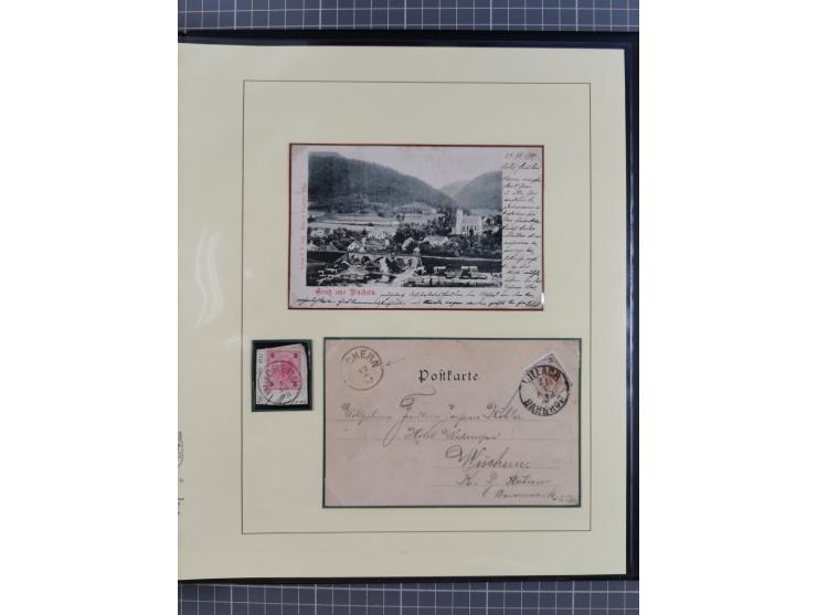 1870/1913 (ca.), umfangreiche aufgezogene Heimat-Sammlung “Herzogtum Steiermark (Styria)”, Bruck bis Windischgraz, mit über 1
