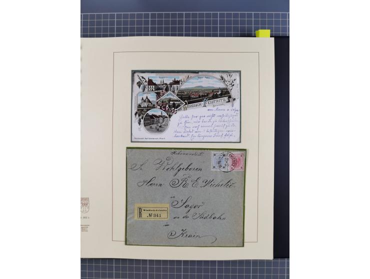 1870/1913 (ca.), umfangreiche aufgezogene Heimat-Sammlung “Herzogtum Steiermark (Styria)”, Bruck bis Windischgraz, mit über 1