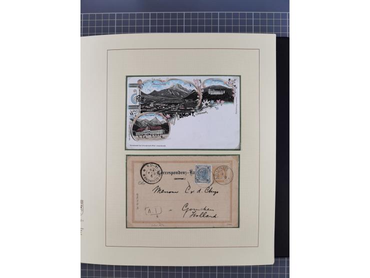 1870/1913 (ca.), umfangreiche aufgezogene Heimat-Sammlung “Herzogtum Steiermark (Styria)”, Bruck bis Windischgraz, mit über 1