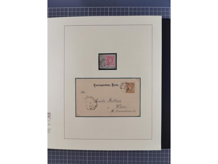 1870/1913 (ca.), umfangreiche aufgezogene Heimat-Sammlung “Herzogtum Steiermark (Styria)”, Bruck bis Windischgraz, mit über 1