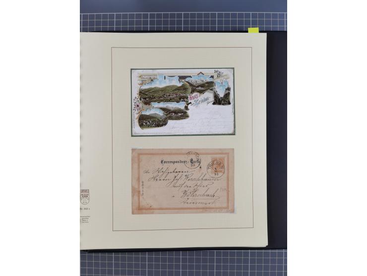 1870/1913 (ca.), umfangreiche aufgezogene Heimat-Sammlung “Herzogtum Steiermark (Styria)”, Bruck bis Windischgraz, mit über 1