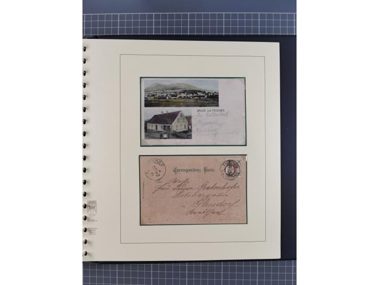 1870/1913 (ca.), umfangreiche aufgezogene Heimat-Sammlung “Herzogtum Steiermark (Styria)”, Bruck bis Windischgraz, mit über 1