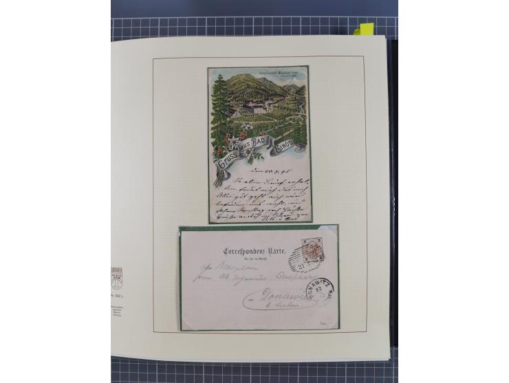 1870/1913 (ca.), umfangreiche aufgezogene Heimat-Sammlung “Herzogtum Steiermark (Styria)”, Bruck bis Windischgraz, mit über 1