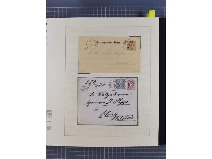 1870/1913 (ca.), umfangreiche aufgezogene Heimat-Sammlung “Herzogtum Steiermark (Styria)”, Bruck bis Windischgraz, mit über 1