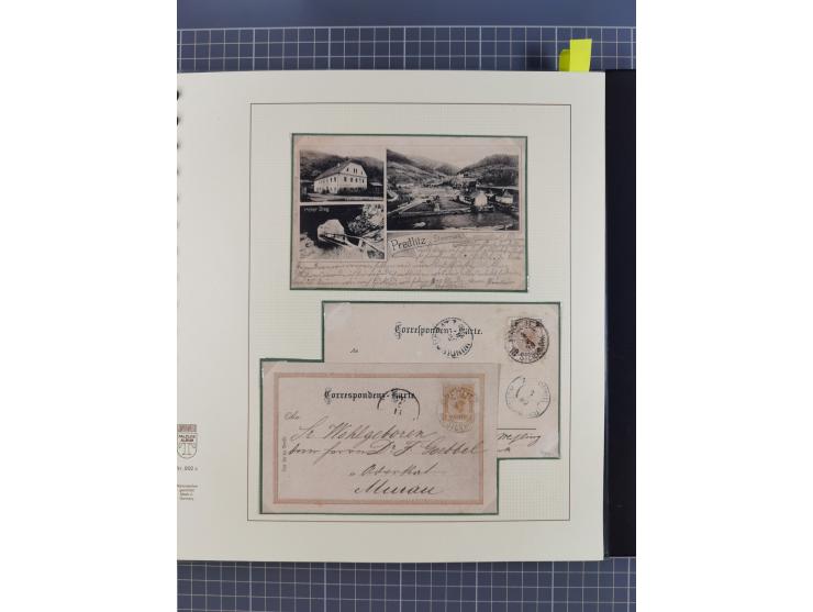 1870/1913 (ca.), umfangreiche aufgezogene Heimat-Sammlung “Herzogtum Steiermark (Styria)”, Bruck bis Windischgraz, mit über 1