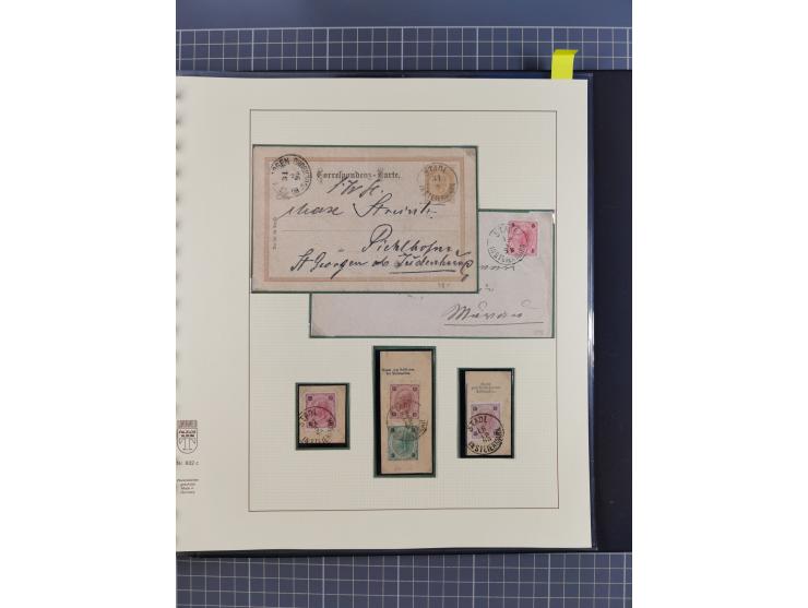 1870/1913 (ca.), umfangreiche aufgezogene Heimat-Sammlung “Herzogtum Steiermark (Styria)”, Bruck bis Windischgraz, mit über 1