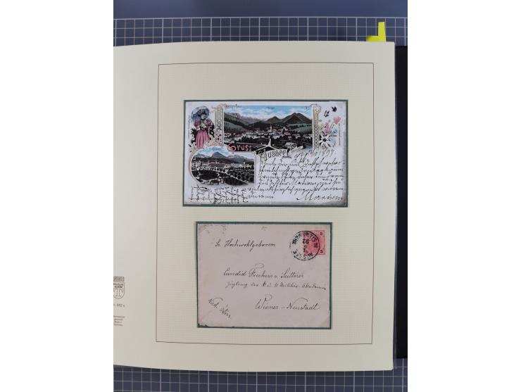 1870/1913 (ca.), umfangreiche aufgezogene Heimat-Sammlung “Herzogtum Steiermark (Styria)”, Bruck bis Windischgraz, mit über 1