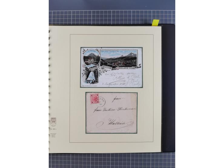 1870/1913 (ca.), umfangreiche aufgezogene Heimat-Sammlung “Herzogtum Steiermark (Styria)”, Bruck bis Windischgraz, mit über 1