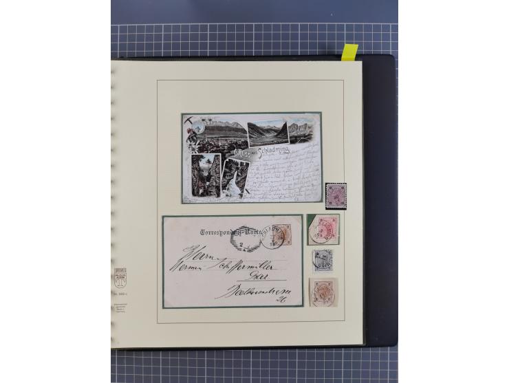 1870/1913 (ca.), umfangreiche aufgezogene Heimat-Sammlung “Herzogtum Steiermark (Styria)”, Bruck bis Windischgraz, mit über 1