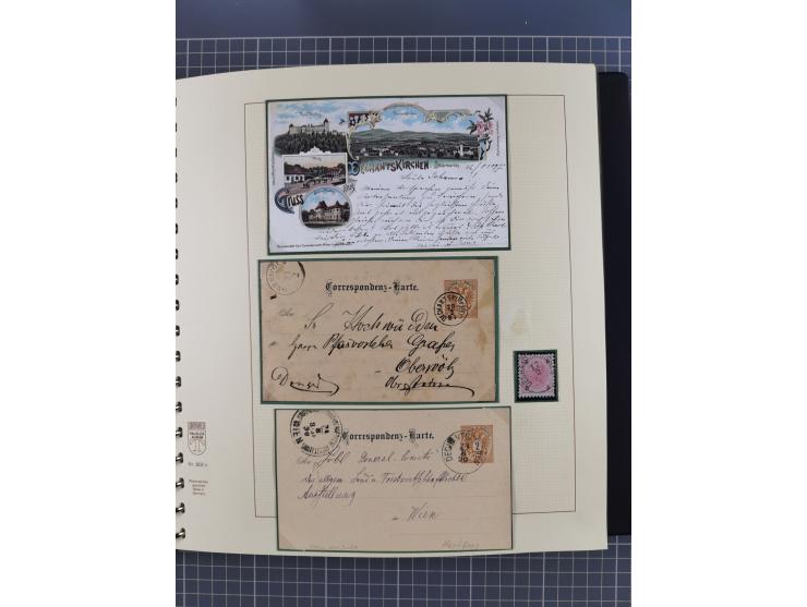 1870/1913 (ca.), umfangreiche aufgezogene Heimat-Sammlung “Herzogtum Steiermark (Styria)”, Bruck bis Windischgraz, mit über 1