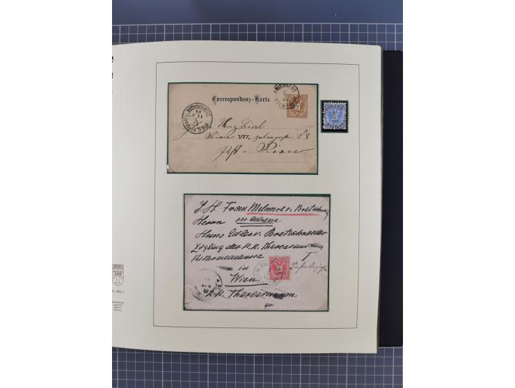 1870/1913 (ca.), umfangreiche aufgezogene Heimat-Sammlung “Herzogtum Steiermark (Styria)”, Bruck bis Windischgraz, mit über 1