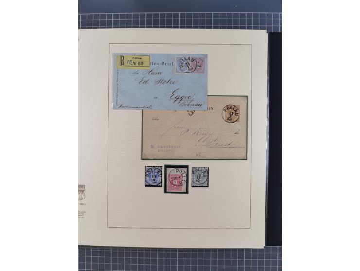 1870/1913 (ca.), umfangreiche aufgezogene Heimat-Sammlung “Herzogtum Steiermark (Styria)”, Bruck bis Windischgraz, mit über 1