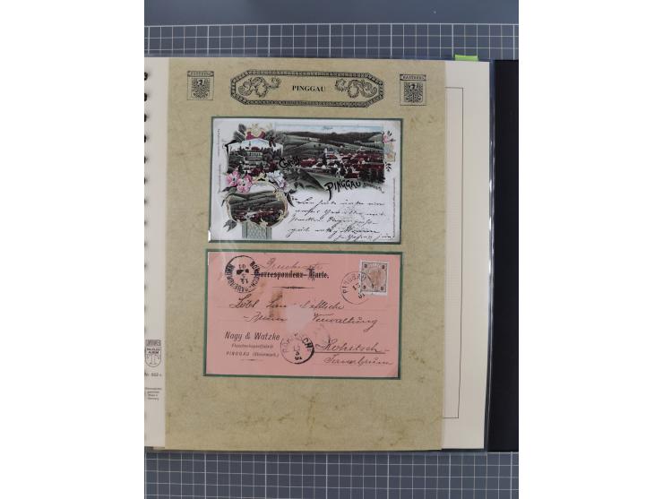 1870/1913 (ca.), umfangreiche aufgezogene Heimat-Sammlung “Herzogtum Steiermark (Styria)”, Bruck bis Windischgraz, mit über 1