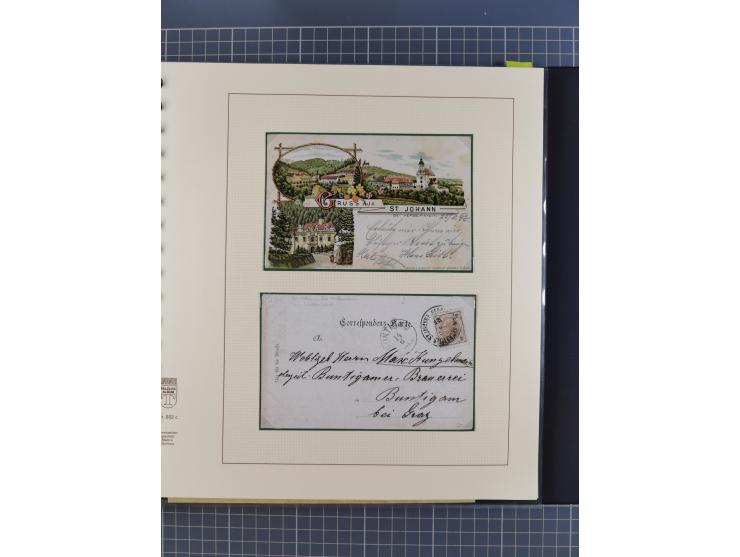 1870/1913 (ca.), umfangreiche aufgezogene Heimat-Sammlung “Herzogtum Steiermark (Styria)”, Bruck bis Windischgraz, mit über 1