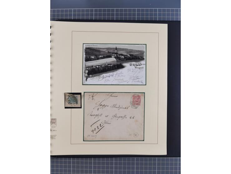 1870/1913 (ca.), umfangreiche aufgezogene Heimat-Sammlung “Herzogtum Steiermark (Styria)”, Bruck bis Windischgraz, mit über 1