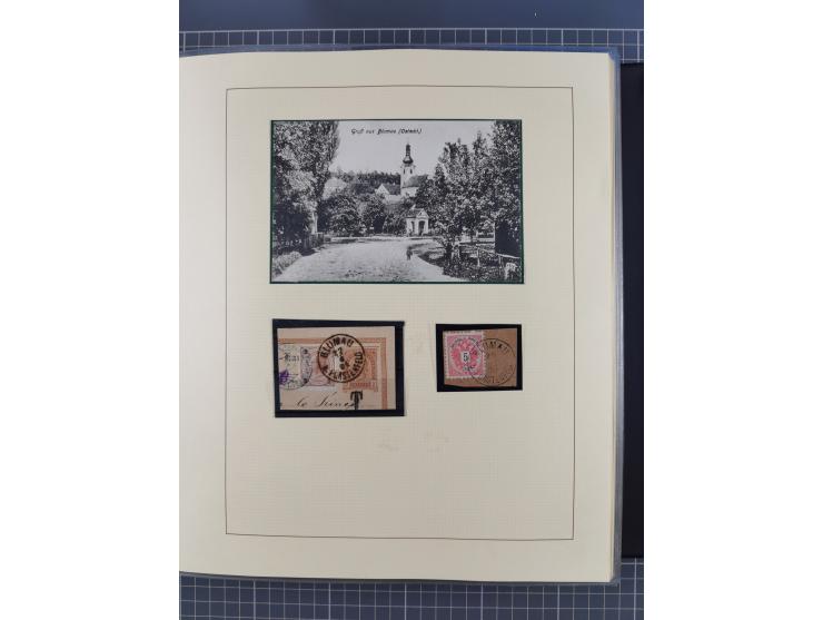 1870/1913 (ca.), umfangreiche aufgezogene Heimat-Sammlung “Herzogtum Steiermark (Styria)”, Bruck bis Windischgraz, mit über 1