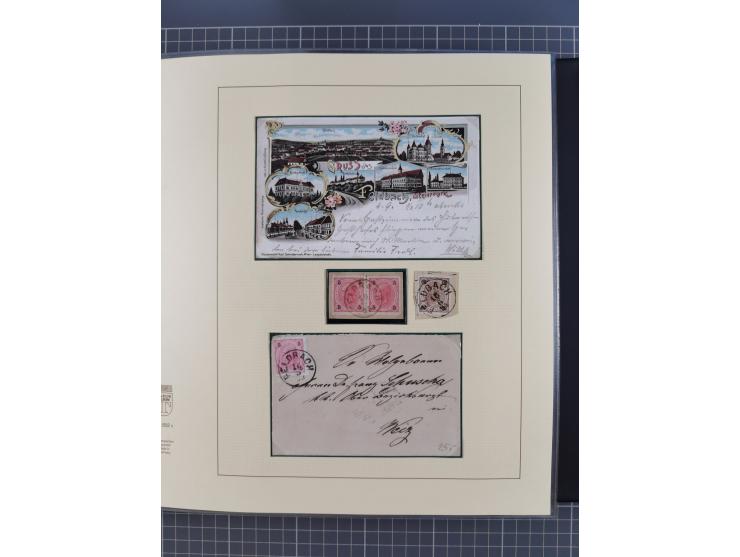 1870/1913 (ca.), umfangreiche aufgezogene Heimat-Sammlung “Herzogtum Steiermark (Styria)”, Bruck bis Windischgraz, mit über 1