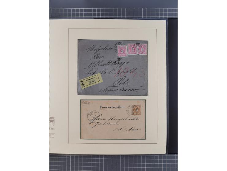 1870/1913 (ca.), umfangreiche aufgezogene Heimat-Sammlung “Herzogtum Steiermark (Styria)”, Bruck bis Windischgraz, mit über 1