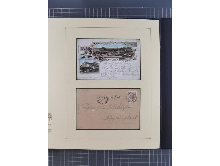 1870/1913 (ca.), umfangreiche aufgezogene Heimat-Sammlung “Herzogtum Steiermark (Styria)”, Bruck bis Windischgraz, mit über 1