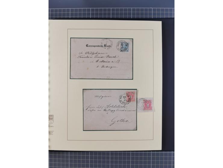 1870/1913 (ca.), umfangreiche aufgezogene Heimat-Sammlung “Herzogtum Steiermark (Styria)”, Bruck bis Windischgraz, mit über 1