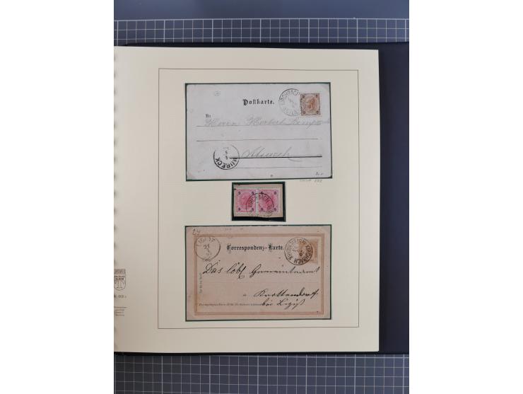 1870/1913 (ca.), umfangreiche aufgezogene Heimat-Sammlung “Herzogtum Steiermark (Styria)”, Bruck bis Windischgraz, mit über 1