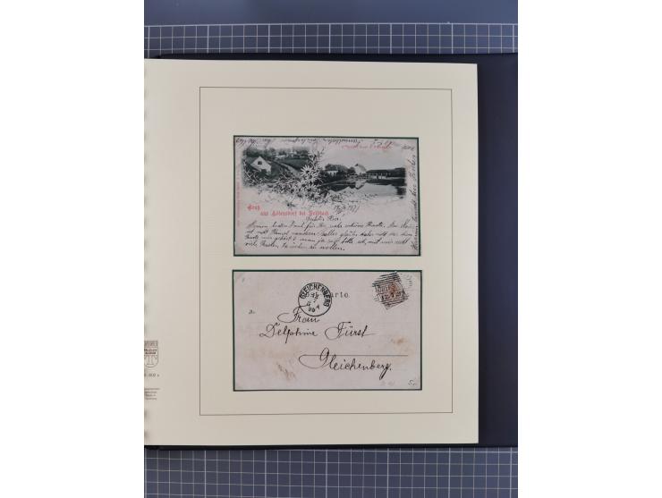 1870/1913 (ca.), umfangreiche aufgezogene Heimat-Sammlung “Herzogtum Steiermark (Styria)”, Bruck bis Windischgraz, mit über 1