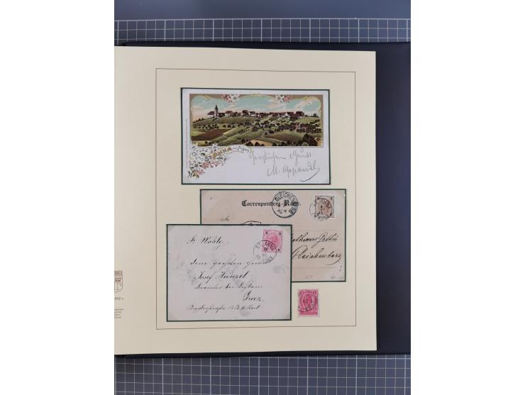 1870/1913 (ca.), umfangreiche aufgezogene Heimat-Sammlung “Herzogtum Steiermark (Styria)”, Bruck bis Windischgraz, mit über 1
