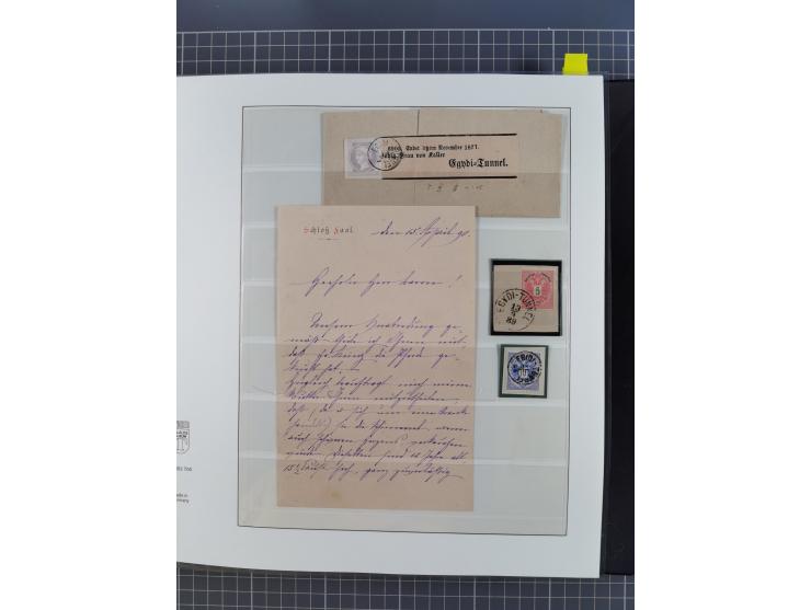 1870/1913 (ca.), umfangreiche aufgezogene Heimat-Sammlung “Herzogtum Steiermark (Styria)”, Bruck bis Windischgraz, mit über 1