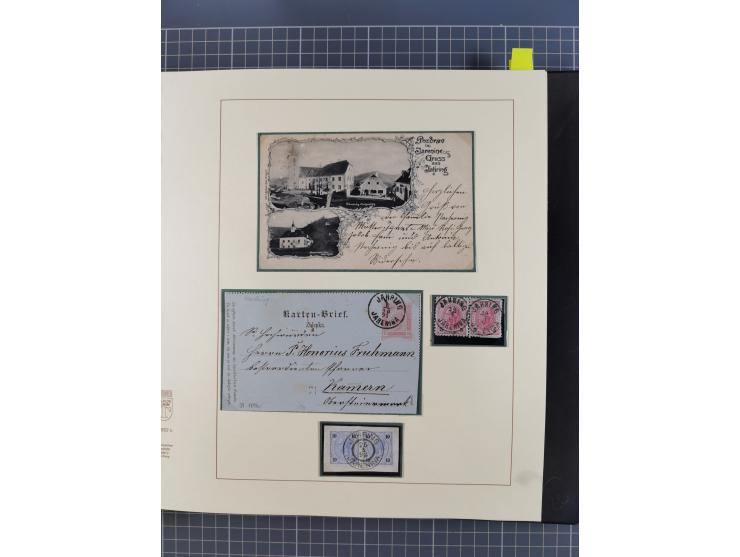 1870/1913 (ca.), umfangreiche aufgezogene Heimat-Sammlung “Herzogtum Steiermark (Styria)”, Bruck bis Windischgraz, mit über 1