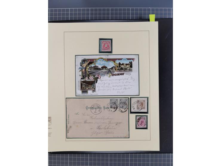 1870/1913 (ca.), umfangreiche aufgezogene Heimat-Sammlung “Herzogtum Steiermark (Styria)”, Bruck bis Windischgraz, mit über 1