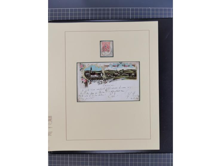 1870/1913 (ca.), umfangreiche aufgezogene Heimat-Sammlung “Herzogtum Steiermark (Styria)”, Bruck bis Windischgraz, mit über 1