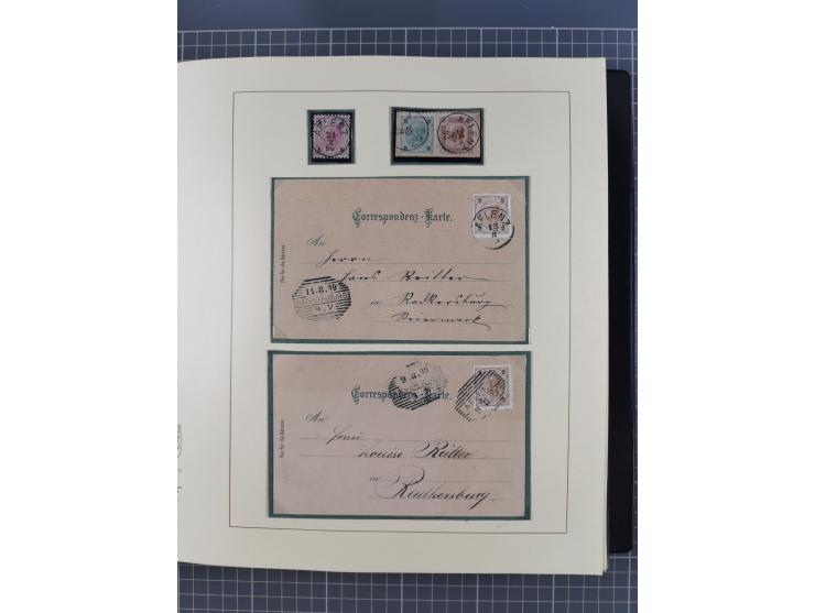 1870/1913 (ca.), umfangreiche aufgezogene Heimat-Sammlung “Herzogtum Steiermark (Styria)”, Bruck bis Windischgraz, mit über 1