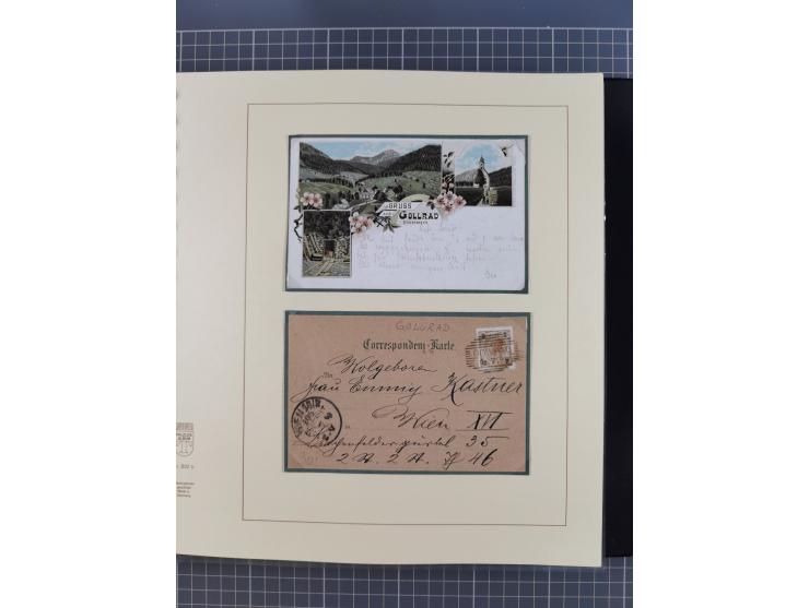1870/1913 (ca.), umfangreiche aufgezogene Heimat-Sammlung “Herzogtum Steiermark (Styria)”, Bruck bis Windischgraz, mit über 1