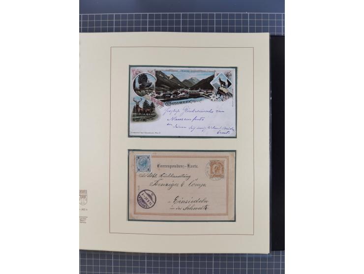 1870/1913 (ca.), umfangreiche aufgezogene Heimat-Sammlung “Herzogtum Steiermark (Styria)”, Bruck bis Windischgraz, mit über 1
