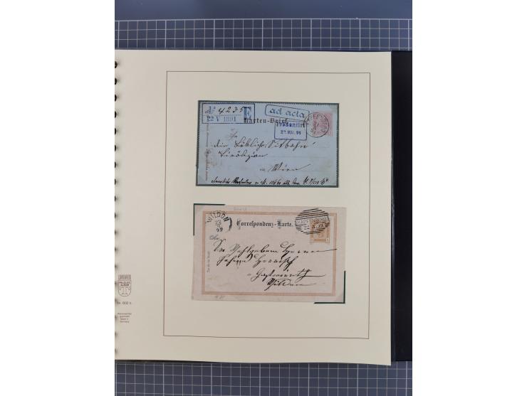 1870/1913 (ca.), umfangreiche aufgezogene Heimat-Sammlung “Herzogtum Steiermark (Styria)”, Bruck bis Windischgraz, mit über 1