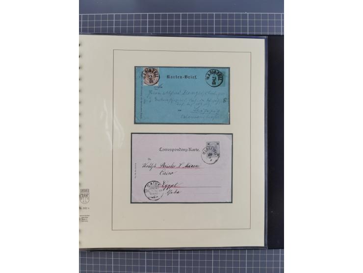 1870/1913 (ca.), umfangreiche aufgezogene Heimat-Sammlung “Herzogtum Steiermark (Styria)”, Bruck bis Windischgraz, mit über 1